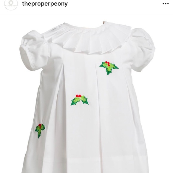 Proper Peony Button Back Noelle Christmas Dress - Picture 2 of 8